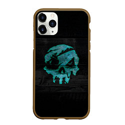 Чехол iPhone 11 Pro матовый Skull of pirate