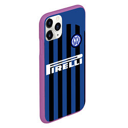 Чехол iPhone 11 Pro матовый INTER MILAN, цвет: 3D-фиолетовый — фото 2