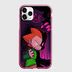 Чехол iPhone 11 Pro матовый Friday Night Funkin FNF, цвет: 3D-малиновый