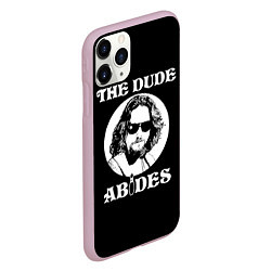 Чехол iPhone 11 Pro матовый The dude ABIDES, цвет: 3D-розовый — фото 2