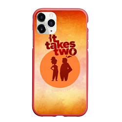 Чехол iPhone 11 Pro матовый It Takes Two, цвет: 3D-красный