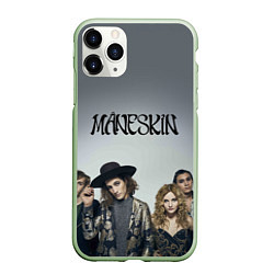 Чехол iPhone 11 Pro матовый Maneskin, цвет: 3D-салатовый