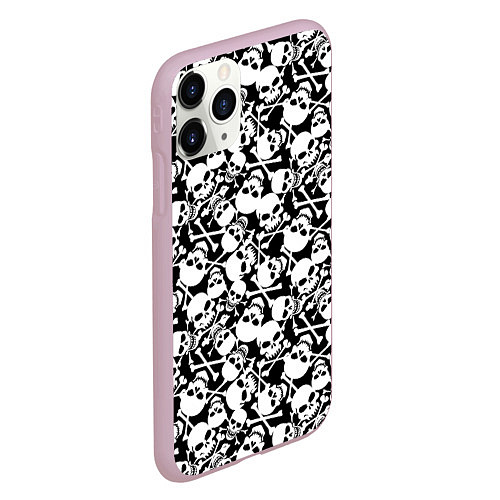 Чехол iPhone 11 Pro матовый Смерть / 3D-Розовый – фото 2