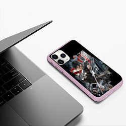 Чехол iPhone 11 Pro матовый Shingeki no Kyojin, цвет: 3D-розовый — фото 2