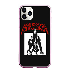 Чехол iPhone 11 Pro матовый Maneskin Rock Band, цвет: 3D-розовый