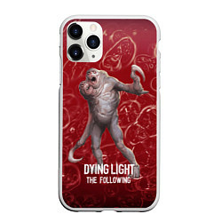 Чехол iPhone 11 Pro матовый Dying light мутант, цвет: 3D-белый