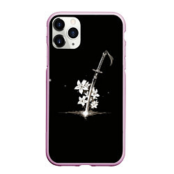 Чехол iPhone 11 Pro матовый Nier - Sword and Flowers