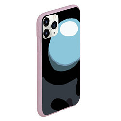 Чехол iPhone 11 Pro матовый Among Us, цвет: 3D-розовый — фото 2