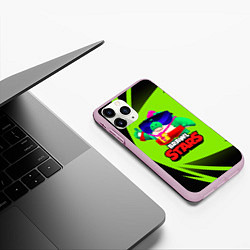 Чехол iPhone 11 Pro матовый Базз Buzz Brawl Stars, цвет: 3D-розовый — фото 2