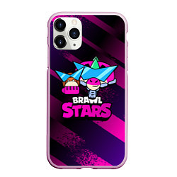 Чехол iPhone 11 Pro матовый Плохиш Базз Buzz Brawl Stars, цвет: 3D-розовый