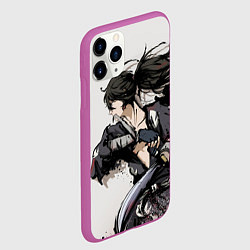 Чехол iPhone 11 Pro матовый ЯРОСТЬ ХЯККИМАРУ ДОРОРО, цвет: 3D-фиолетовый — фото 2