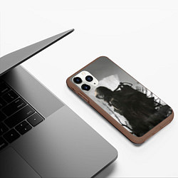 Чехол iPhone 11 Pro матовый STALKER 2 Gray, цвет: 3D-коричневый — фото 2