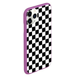 Чехол iPhone 11 Pro матовый Шахматист, цвет: 3D-фиолетовый — фото 2
