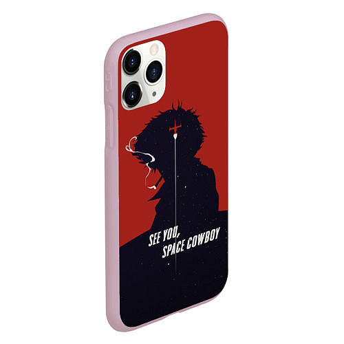 Чехол iPhone 11 Pro матовый Cowboy Bebop - Spike / 3D-Розовый – фото 2