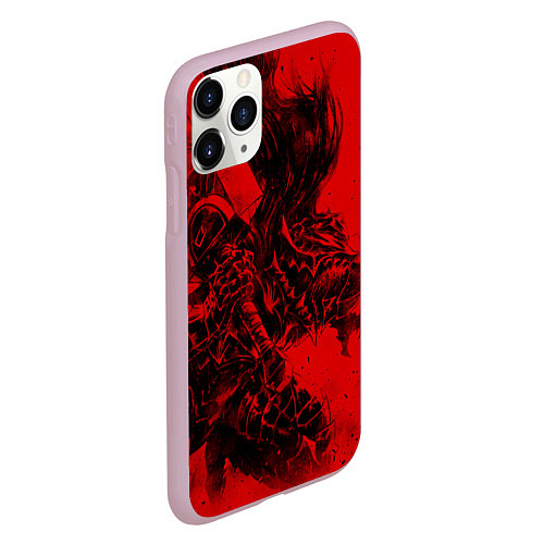 Чехол iPhone 11 Pro матовый BERSERK БЕРСЕРК / 3D-Розовый – фото 2