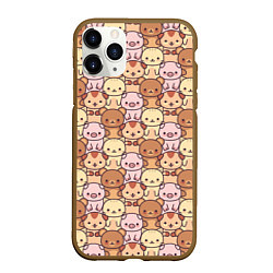 Чехол iPhone 11 Pro матовый Animals