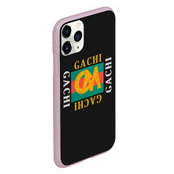 Чехол iPhone 11 Pro матовый ГачиМучи, цвет: 3D-розовый — фото 2