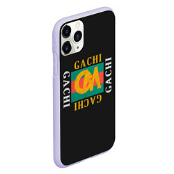 Чехол iPhone 11 Pro матовый ГачиМучи, цвет: 3D-светло-сиреневый — фото 2