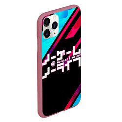 Чехол iPhone 11 Pro матовый NO GAME NO LIFE LOGO, цвет: 3D-малиновый — фото 2