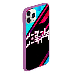 Чехол iPhone 11 Pro матовый NO GAME NO LIFE LOGO, цвет: 3D-фиолетовый — фото 2