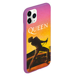 Чехол iPhone 11 Pro матовый Queen Freddie Mercury Z, цвет: 3D-фиолетовый — фото 2