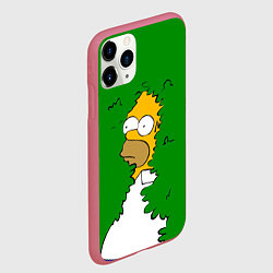 Чехол iPhone 11 Pro матовый Мем с Гомером, цвет: 3D-малиновый — фото 2