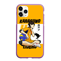 Чехол iPhone 11 Pro матовый Юу Нишиноя из Карасуно Haikyu!!