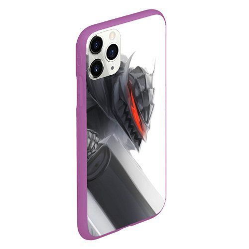 Чехол iPhone 11 Pro матовый Anime Berserk / 3D-Фиолетовый – фото 2