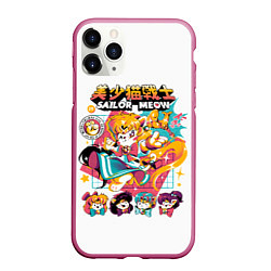 Чехол iPhone 11 Pro матовый Sailor Meow