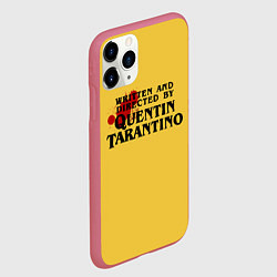 Чехол iPhone 11 Pro матовый Quentin Tarantino, цвет: 3D-малиновый — фото 2