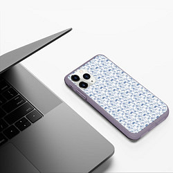 Чехол iPhone 11 Pro матовый Коктейли, цвет: 3D-серый — фото 2