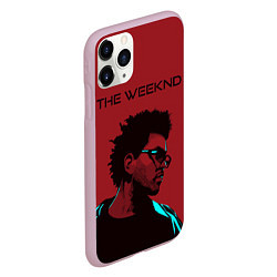 Чехол iPhone 11 Pro матовый The weeknd, цвет: 3D-розовый — фото 2