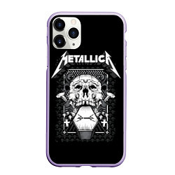 Чехол iPhone 11 Pro матовый Death magnetic, цвет: 3D-светло-сиреневый