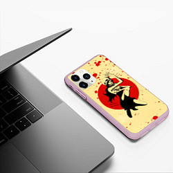 Чехол iPhone 11 Pro матовый Нико Робин One Piece, цвет: 3D-розовый — фото 2