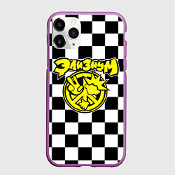 Чехол iPhone 11 Pro матовый Элизиум рок группа клетка, цвет: 3D-фиолетовый