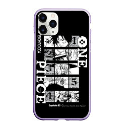 Чехол iPhone 11 Pro матовый ONE PIECE Главные герои