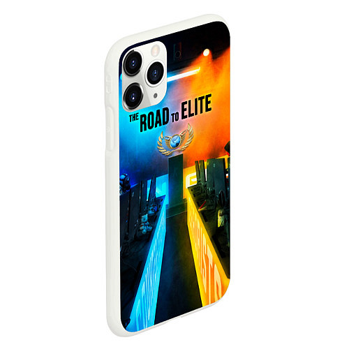 Чехол iPhone 11 Pro матовый Road to global elite / 3D-Белый – фото 2