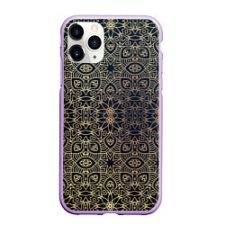 Чехол iPhone 11 Pro матовый ПерсидСкие Узоры, цвет: 3D-сиреневый