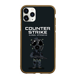 Чехол iPhone 11 Pro матовый CS GO COUNTER TERRORIS Z