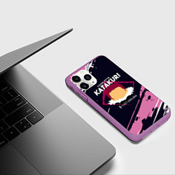 Чехол iPhone 11 Pro матовый Шарлотта Катакури One Piece, цвет: 3D-фиолетовый — фото 2