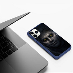 Чехол iPhone 11 Pro матовый THE WITCHER ГЕРАЛЬТ GERALT, цвет: 3D-тёмно-синий — фото 2