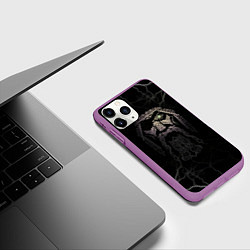 Чехол iPhone 11 Pro матовый Odin, цвет: 3D-фиолетовый — фото 2