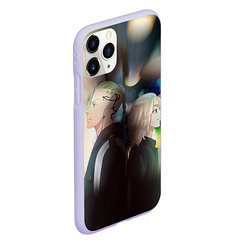 Чехол iPhone 11 Pro матовый Tokyo Revengers Токийские Мстители Z / 3D-Светло-сиреневый – фото 2