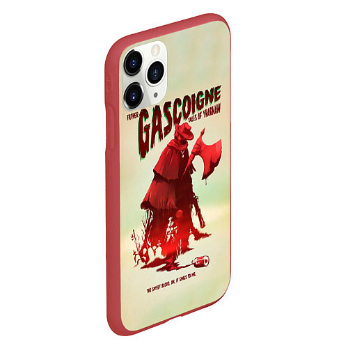 Чехол iPhone 11 Pro матовый Отец Гаскоин / 3D-Красный – фото 2