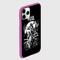 Чехол iPhone 11 Pro матовый Бладборн ЧБ, цвет: 3D-фиолетовый — фото 2