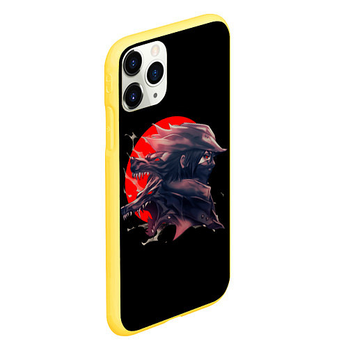Чехол iPhone 11 Pro матовый Wolfborn / 3D-Желтый – фото 2