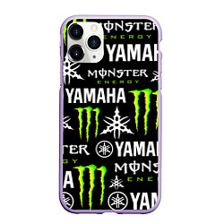 Чехол iPhone 11 Pro матовый YAMAHA X MONSTER SPORT, цвет: 3D-светло-сиреневый