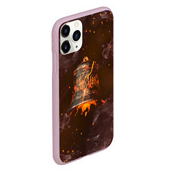 Чехол iPhone 11 Pro матовый ACDC HELLS BELLS Z, цвет: 3D-розовый — фото 2