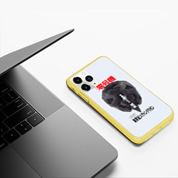 Чехол iPhone 11 Pro матовый Рей, цвет: 3D-желтый — фото 2