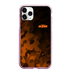 Чехол iPhone 11 Pro матовый KTM КТМ CAMO RACING